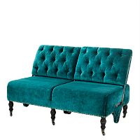 диван 110553 eichholtz прямой бирюзовый в Хабаровске