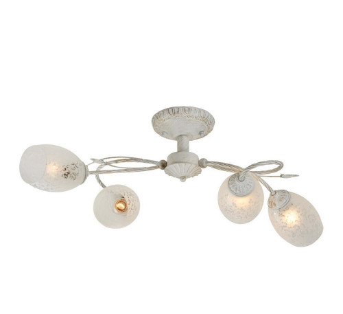 потолочная люстра idlamp julia 874/4pf-whitepatina в Хабаровске