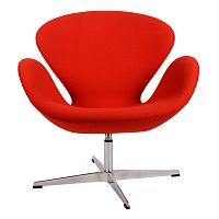 кресло arne jacobsen красное в Хабаровске