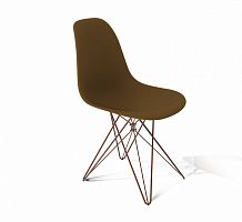стул dsr коричневый s50 (eames style) в Хабаровске