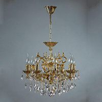 подвесная люстра ambiente leon 2128/8 wp tear drop бронза в Хабаровске