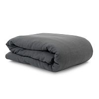 пододеяльник изо льна темно-серого цвета essential 150х200 в Хабаровске