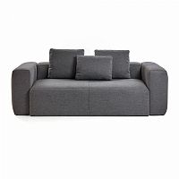 диван blok sofa 3 темно-серый от la forma (ex julia grup) в Хабаровске