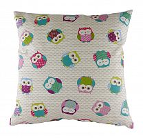 подушка с принтом owl print pink в Хабаровске