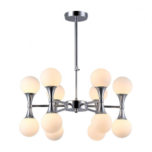 подвесная люстра arte lamp a9162lm-12cc белая в Хабаровске
