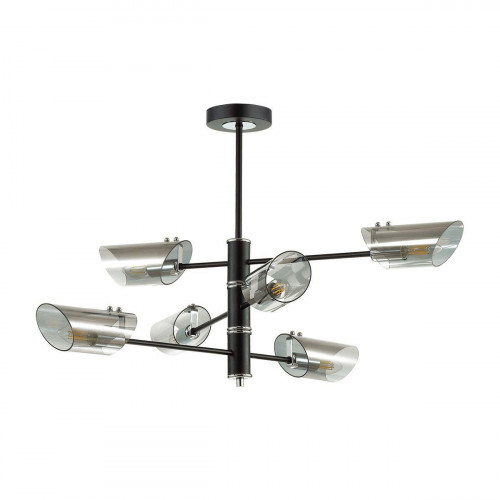 потолочная люстра lumion nolan 4402/6c дымчатая в Хабаровске