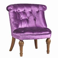 кресло sophie tufted slipper chair лиловое в Хабаровске