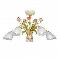 потолочная люстра vitaluce v1536/5pl белая в Хабаровске