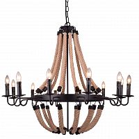 подвесная люстра arte lamp marsiglia a8956lm-12bk черная в Хабаровске