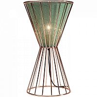лампа настольная hourglass зеленая в Хабаровске