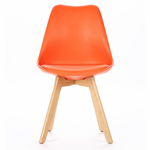 стул sephi (eames style) оранжевый в Хабаровске
