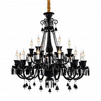 подвесная люстра omnilux crocefisso oml-87003-18 черная в Хабаровске