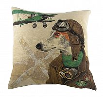 подушка с собакой-пилотом doggie fighters green в Хабаровске