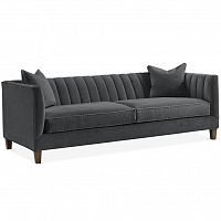 диван penelope sofa прямой серый в Хабаровске