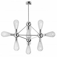 дизайнерская подвесная люстра spot light silvio 8301028 хром в Хабаровске