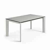 стол atta 160 (220)x90 с светло-серой столешницей cc0183hp от la forma (ex julia grup) в Хабаровске