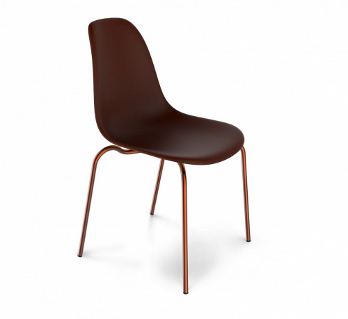 стул dsr коричневый s30 (eames style) в Хабаровске