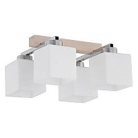 потолочная люстра tk lighting 282 toni 4 бежевая в Хабаровске
