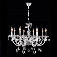подвесная люстра crystal lux glamour sp-pl8 белая в Хабаровске
