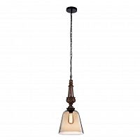 подвесной светильник crystal lux deco sp1 a amber в Хабаровске