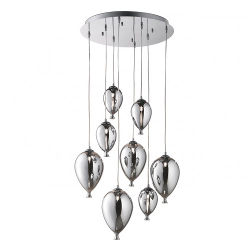 подвесная люстра ideal lux clown sp8 cromo в Хабаровске