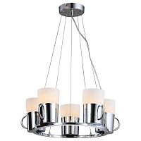 подвесная люстра arte lamp brooklyn a9484sp-5cc хром в Хабаровске