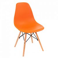 стул деревянный eames pc-015 оранжевый в Хабаровске