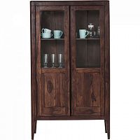 шкаф-витрина brooklyn walnut коричневый 100x40 в Хабаровске