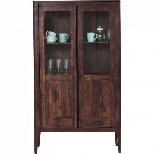 шкаф-витрина brooklyn walnut коричневый 100x40 в Хабаровске