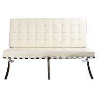диван barcelona style loveseat sofa прямой белый в Хабаровске