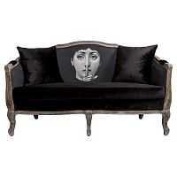 диван «секрет» fornasetti прямой черный в Хабаровске