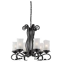 подвесная люстра arte lamp scroll a7915lm-6bk в Хабаровске