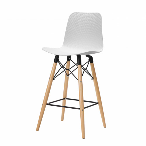 полубарный стул eiffel (eames style) белый в Хабаровске