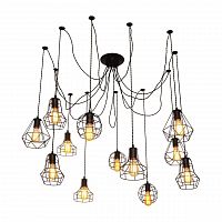 подвесная люстра arte lamp a4051sp-12bk в Хабаровске