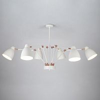 потолочная люстра eurosvet loft 70084/6 белый в Хабаровске