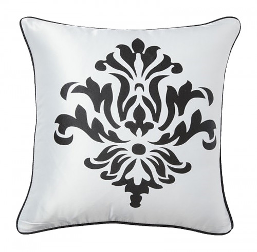 подушка с геральдическими лилиями fleur de lys ii white в Хабаровске