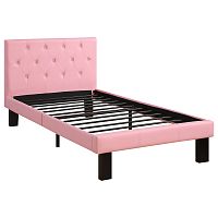 кровать poundex faux leather 90х200 в Хабаровске