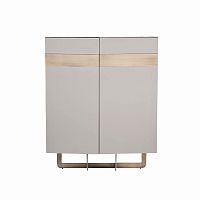 комод высокий space 115*45*125см белый с желтой медью в Хабаровске