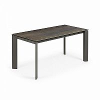 стол atta 160 (220)x90 антрацит, фарфор iron mos cc0186k09 от la forma (ex julia grup) в Хабаровске