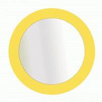 зеркало круглое в желтой раме sheer sole в Хабаровске