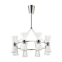 подвесная светодиодная люстра odeon light grana 4013/81l хром в Хабаровске