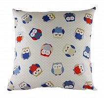 подушка с принтом owl print blue в Хабаровске