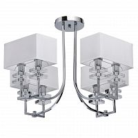 потолочная люстра mw-light прато 1 101010708 белая в Хабаровске