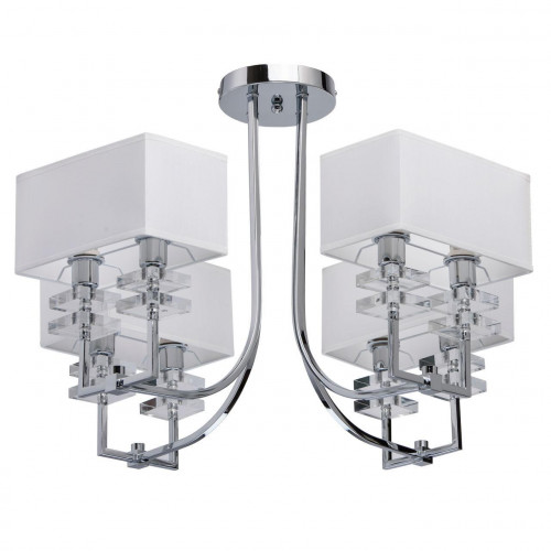 потолочная люстра mw-light прато 1 101010708 белая в Хабаровске