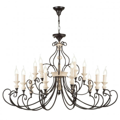 подвесная люстра maytoni karina h631pl-15b бежевая в Хабаровске