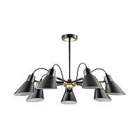 потолочная люстра lumion naomi 3709/7c черная в Хабаровске