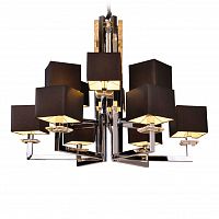подвесная люстра newport 3206+6/c хром в Хабаровске
