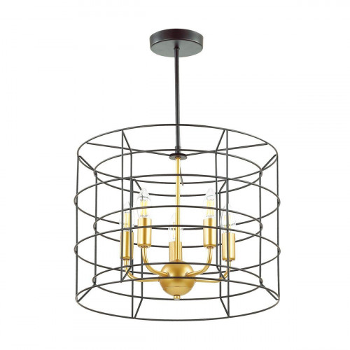 подвесная люстра lumion rupert 4410/5 черная в Хабаровске