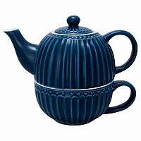 чайник с чашкой alice dark blue в Хабаровске