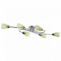 потолочная люстра freya flash fr5104-cl-06-gn в Хабаровске